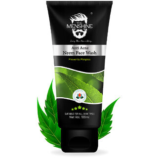 The Menshine Anti Acne Neem Face Wash The Menshine Anti Acne Neem Face Wash