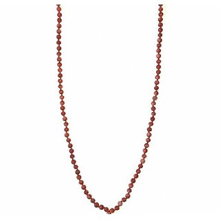                       CEYLONMINE-Natural Sun Stone Mala 108+1 Beads Rosary for Meditation and Healing                                              