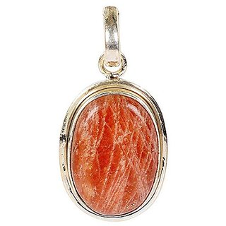 JAIPUR GEMSTONE-Certified Natural 6.25 Ratti Sunstone Sunsitara Gemstone Golden Panchdhatu Pendant JAIPUR GEMSTONE-Certified Natural 6.25 Ratti Sunstone Sunsitara Gemstone Golden Panchdhatu Pendant