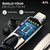 AXL ABC-030 LTG USB Data  Charging Cable Nylon Braided With 3Amp Fast Charging, 480mbps Data Sync (Blue)