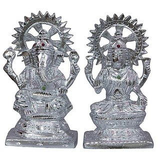 CEYLONMINE-Silver Idol Laxmi Ganesh 20 gm Idol Pure Silver CEYLONMINE-Silver Idol Laxmi Ganesh 20 gm Idol Pure Silver