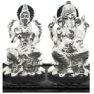CEYLONMINE-Silver Laxmi Ganesh Murti for Gift 20 Grams Pure Silver CEYLONMINE-Silver Laxmi Ganesh Murti for Gift 20 Grams Pure Silver