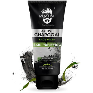 The Menshine Activated Charcoal Face Wash