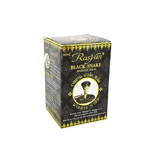 ISME RASYAN THAI BLACK SNAKE BALM PAIN RELIEF BALM PACK OF 1 FOR MUSCULAR PAIN RELIEF