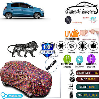 Tamanchi Autocare Cover Indoor Outdoor, All Weather Protection coverwith Triple Stitched for BMW Hatch (Jungli) Tamanchi Autocare Cover Indoor Outdoor, All Weather Protection coverwith Triple Stitched for BMW Hatch (Jungli)