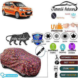 Tamanchi Autocare Cover Indoor Outdoor, All Weather Protection coverwith Triple Stitched for Maruti maruti (Jungli) Tamanchi Autocare Cover Indoor Outdoor, All Weather Protection coverwith Triple Stitched for Maruti maruti (Jungli)