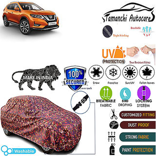 Tamanchi Autocare Cover Indoor Outdoor, All Weather Protection coverwith Triple Stitched for Nissan Xtrail (Jungli) Tamanchi Autocare Cover Indoor Outdoor, All Weather Protection coverwith Triple Stitched for Nissan Xtrail (Jungli)