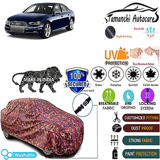                       Tamanchi Autocare Cover Indoor Outdoor, All Weather Protection  coverwith Triple Stitched for Audi S4 (Jungli)                                              