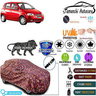                       Tamanchi Autocare Cover Indoor Outdoor, All Weather Protection  coverwith Triple Stitched for Chevrolet UVA (Jungli)                                              