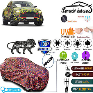                       Tamanchi Autocare Cover Indoor Outdoor, All Weather Protection  coverwith Triple Stitched for Aston Martin DBX (Jungli)                                              