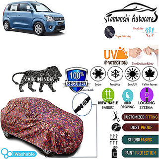 Tamanchi Autocare Cover Indoor Outdoor, All Weather Protection coverwith Triple Stitched for Volkswagen beetle (Jungli) Tamanchi Autocare Cover Indoor Outdoor, All Weather Protection coverwith Triple Stitched for Volkswagen beetle (Jungli)