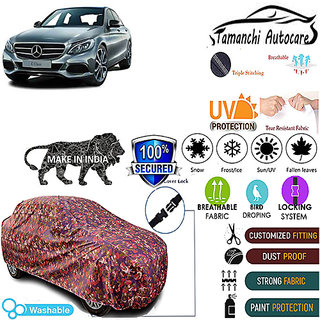 Tamanchi Autocare Cover Indoor Outdoor, All Weather Protection coverwith Triple Stitched for Mercedes Cdi (Jungli) Tamanchi Autocare Cover Indoor Outdoor, All Weather Protection coverwith Triple Stitched for Mercedes Cdi (Jungli)