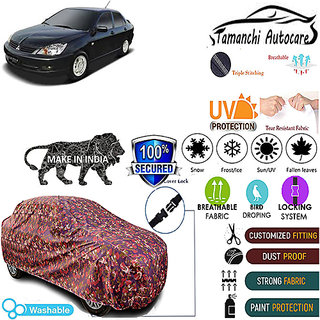 Tamanchi Autocare Cover Indoor Outdoor, All Weather Protection coverwith Triple Stitched for Mitsubishi CEDIA (Jungli) Tamanchi Autocare Cover Indoor Outdoor, All Weather Protection coverwith Triple Stitched for Mitsubishi CEDIA (Jungli)