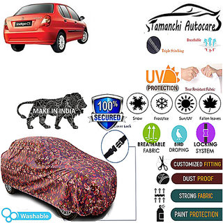 Tamanchi Autocare Cover Indoor Outdoor, All Weather Protection coverwith Triple Stitched for Tata CS (Jungli) Tamanchi Autocare Cover Indoor Outdoor, All Weather Protection coverwith Triple Stitched for Tata CS (Jungli)