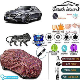                       Tamanchi Autocare Cover Indoor Outdoor, All Weather Protection  coverwith Triple Stitched for Mercedes E 63 (Jungli)                                              