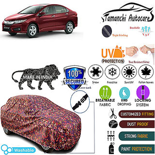 Tamanchi Autocare Cover Indoor Outdoor, All Weather Protection coverwith Triple Stitched for Honda Ivtech New (Jungli) Tamanchi Autocare Cover Indoor Outdoor, All Weather Protection coverwith Triple Stitched for Honda Ivtech New (Jungli)