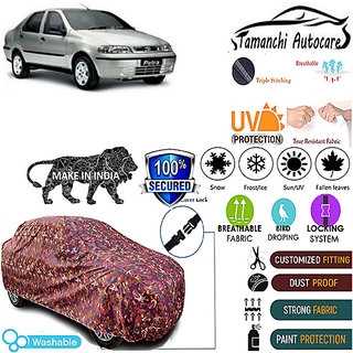 Tamanchi Autocare Cover Indoor Outdoor, All Weather Protection coverwith Triple Stitched for Fiat Petra (Jungli) Tamanchi Autocare Cover Indoor Outdoor, All Weather Protection coverwith Triple Stitched for Fiat Petra (Jungli)