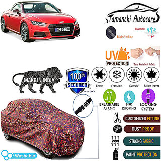 Tamanchi Autocare Cover Indoor Outdoor, All Weather Protection coverwith Triple Stitched for Audi TT 2019 (Jungli) Tamanchi Autocare Cover Indoor Outdoor, All Weather Protection coverwith Triple Stitched for Audi TT 2019 (Jungli)