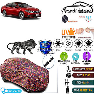 Tamanchi Autocare Cover Indoor Outdoor, All Weather Protection coverwith Triple Stitched for Nissan Teana (Jungli) Tamanchi Autocare Cover Indoor Outdoor, All Weather Protection coverwith Triple Stitched for Nissan Teana (Jungli)