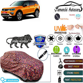 Tamanchi Autocare Cover Indoor Outdoor, All Weather Protection coverwith Triple Stitched for Tata Q502 (Jungli) Tamanchi Autocare Cover Indoor Outdoor, All Weather Protection coverwith Triple Stitched for Tata Q502 (Jungli)