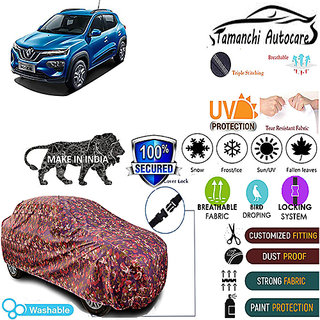 Tamanchi Autocare Cover Indoor Outdoor, All Weather Protection coverwith Triple Stitched for Renault City K-ZE (Jungli) Tamanchi Autocare Cover Indoor Outdoor, All Weather Protection coverwith Triple Stitched for Renault City K-ZE (Jungli)