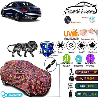 Tamanchi Autocare Cover Indoor Outdoor, All Weather Protection coverwith Triple Stitched for Mercedes Benz CLA (Jungli) Tamanchi Autocare Cover Indoor Outdoor, All Weather Protection coverwith Triple Stitched for Mercedes Benz CLA (Jungli)