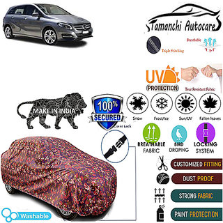 Tamanchi Autocare Cover Indoor Outdoor, All Weather Protection coverwith Triple Stitched for Mercedes B-Class (Jungli) Tamanchi Autocare Cover Indoor Outdoor, All Weather Protection coverwith Triple Stitched for Mercedes B-Class (Jungli)