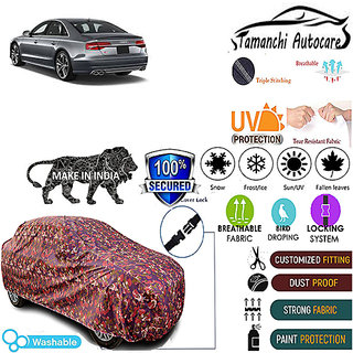                       Tamanchi Autocare Cover Indoor Outdoor, All Weather Protection  coverwith Triple Stitched for Audi S8 (Jungli)                                              