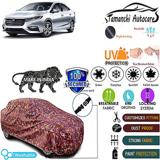 Tamanchi Autocare Cover Indoor Outdoor, All Weather Protection coverwith Triple Stitched for Honda City 2020 (Jungli) Tamanchi Autocare Cover Indoor Outdoor, All Weather Protection coverwith Triple Stitched for Honda City 2020 (Jungli)