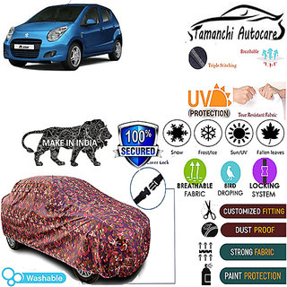                       Tamanchi Autocare Cover Indoor Outdoor, All Weather Protection  coverwith Triple Stitched for Maruti Astar (Jungli)                                              