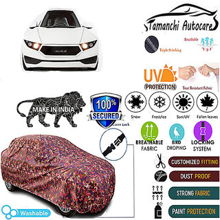 Tamanchi Autocare Cover Indoor Outdoor, All Weather Protection coverwith Triple Stitched for Hyundai ELECTRA (Jungli) Tamanchi Autocare Cover Indoor Outdoor, All Weather Protection coverwith Triple Stitched for Hyundai ELECTRA (Jungli)