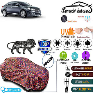 Tamanchi Autocare Cover Indoor Outdoor, All Weather Protection  coverwith Triple Stitched for Maruti Kizashi (Jungli)