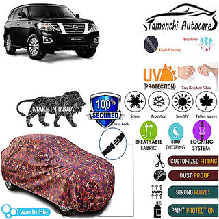 Tamanchi Autocare Cover Indoor Outdoor, All Weather Protection coverwith Triple Stitched for BMW Patrol (Jungli) Tamanchi Autocare Cover Indoor Outdoor, All Weather Protection coverwith Triple Stitched for BMW Patrol (Jungli)