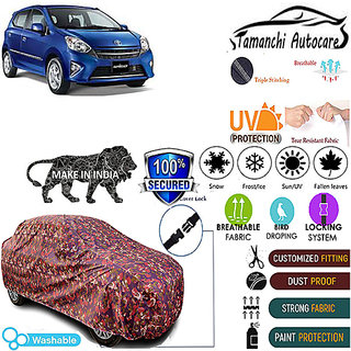 Tamanchi Autocare Cover Indoor Outdoor, All Weather Protection coverwith Triple Stitched for Maruti Wego (Jungli) Tamanchi Autocare Cover Indoor Outdoor, All Weather Protection coverwith Triple Stitched for Maruti Wego (Jungli)