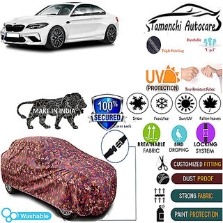                       Tamanchi Autocare Cover Indoor Outdoor, All Weather Protection  coverwith Triple Stitched for BMW M2 (Jungli)                                              