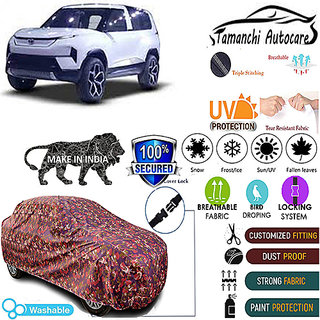 Tamanchi Autocare Cover Indoor Outdoor, All Weather Protection coverwith Triple Stitched for Tata Sierra (Jungli) Tamanchi Autocare Cover Indoor Outdoor, All Weather Protection coverwith Triple Stitched for Tata Sierra (Jungli)