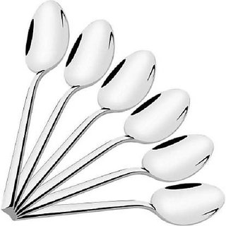                       Stainless Steel Table Spoon/Cutlery Spoon/Table Ware Set of 6 Pcs                                              