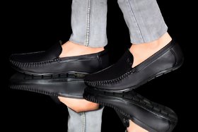 Mercy Black Loafer Shoes For Men