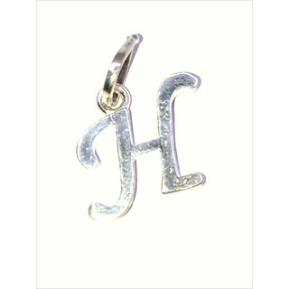 Raviour lifestyle Silver 'H' Letter Pendants for Girls  Women Men Unisex Locket Alphabet