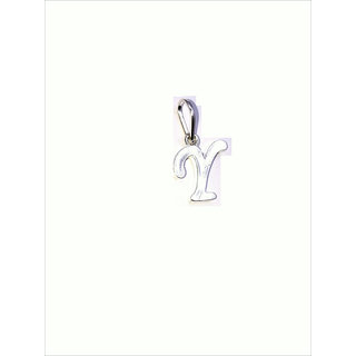 Raviour lifestyle Silver 'Y' Letter Pendants for Girls  Women Men Unisex Locket Alphabet