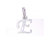 Raviour lifestyle Silver 'E' Letter Pendants for Girls  Women Men Unisex Locket Alphabet