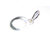 Raviour lifestyle Silver 'O' Letter Pendants for Girls  Women Men Unisex Locket Alphabet