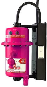 Mr.SHOT PRIME (ON/OFF Switch inbuilt) Instant Water Heater | MADE OF ABS PLASTIC | (3 kW-h) | PINK