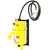 Mr.SHOT CLASSIC Instant Water Heater  MADE OF ABS PLASTIC  (3 kW-h)   YELLOW