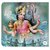 Style UR Home - Godess Laxmi with Narayan Wall Paper  24 x 24 - Vinyl Non Tearable High Quality Printed Poster