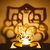 Sketchfab Ganesh Shadow Tealight Holder, with Tealight Candle, Unique Shadow of Ganesh ji Pack of 1
