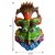 Metal Narsingh Face with Shesh Naag  Ganesha Mask Wall Hanging Nazar Battu/Evil Eye Protector for Gift Item (6 INCH)