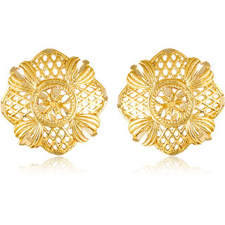                       Vighnaharta Voguish Alloy Fancy Women's bollywood Screw back alloy Gold Plated Stud Earring for Women and Girls                                              