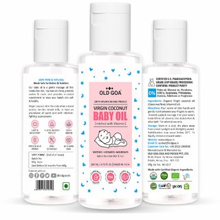 Baby Oil  Cold Pressed  Baby's Sensitive Skin  Hair - 100 Ml