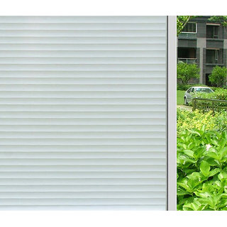                       JAAMSO ROYALS Multi Stripe Home Dcor Waterproof Window Sticker Wallpaper (45 CM X 100 CM)                                              